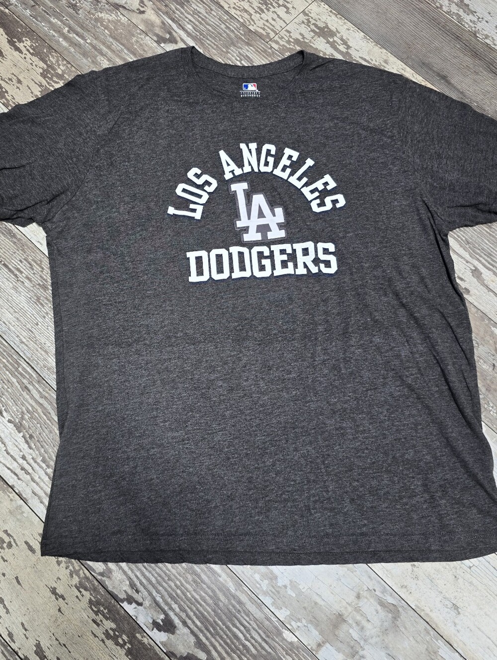 Genuine Merchandise LA Dodgers Grqay Men's Short Sleeve T-Shirt Size 2XL